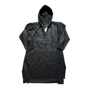 $1,099 Rubberized oversized poncho